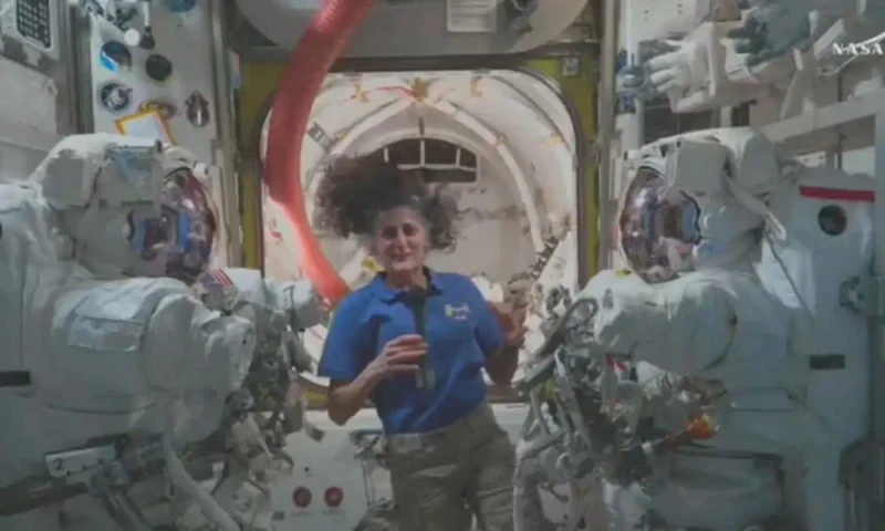 Astronaut Sunita Williams says she&rsquo;s &lsquo;trying to remember what it feels like to walk&rsquo;