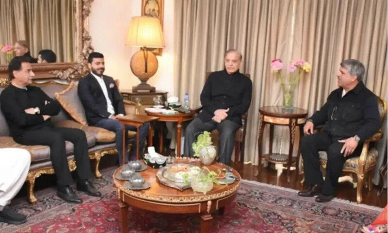 PM Shehbaz meets with National Assembly speaker, PPP leaders