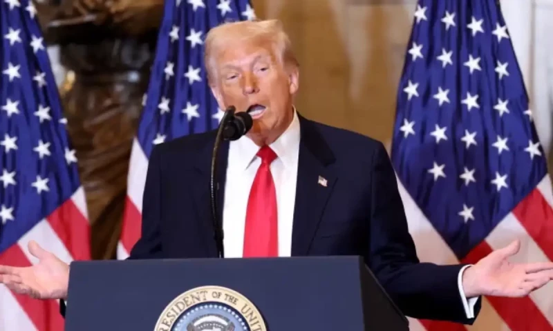 Trump says Israel would hand over Gaza after fighting, no US troops needed