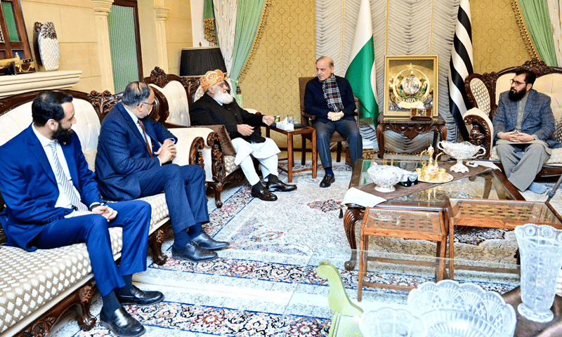 Shehbaz meets Fazl after election rigging remarks