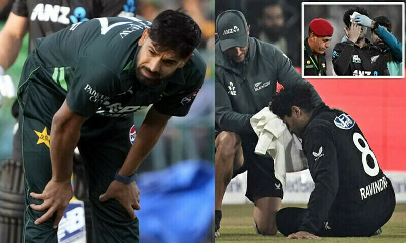 Haris Rauf injured in Pak loss to Kiwis
