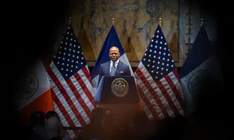 New York Mayor Eric Adams to meet border czar as FEMA cuts migrant housing funding