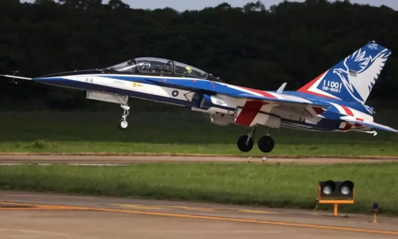 Advanced new Taiwan jet trainer crashes in setback for programme