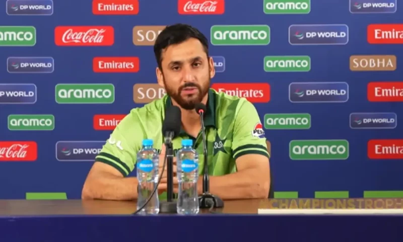 Champions Trophy: Pakistan&rsquo;s vice captain calls for improving strike rotation after defeat against New Zealand