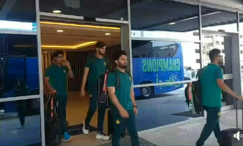Champions Trophy 2025: Pakistan cricket team arrives in Dubai for clash against India