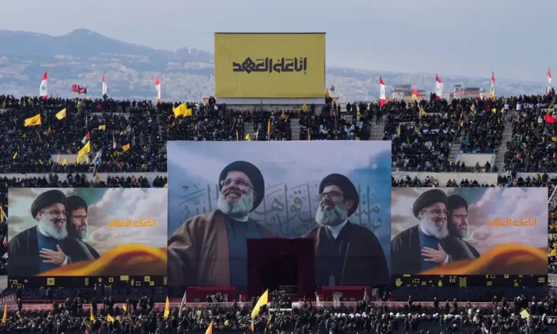Massive crowds mourn Hezbollah&rsquo;s slain leader Nasrallah