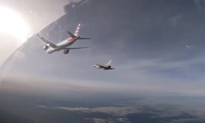 How fighter jets scrambled to escort American Airlines plane after bomb threat