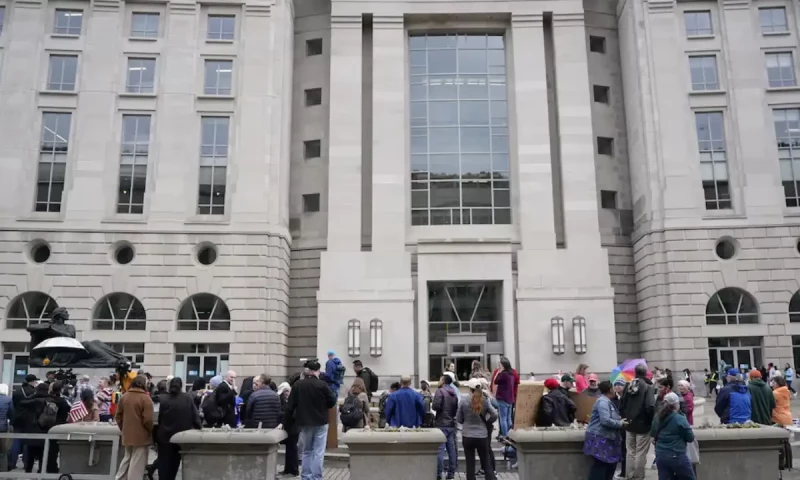 USAID workers say goodbye to headquarters as Trump drastically cuts foreign aid