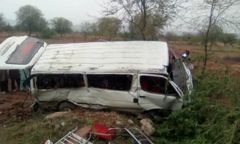 Passenger van accident near Abbottabad claims three lives