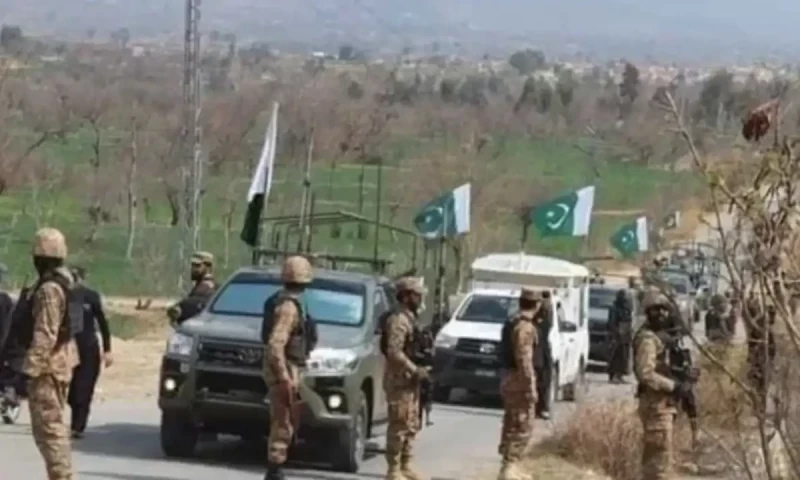 Suicide attack targets security convoy in Kalat, FC soldier martyred