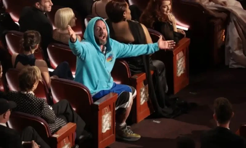 Did you see Adam Sandler in his casual attire at Academy Awards?