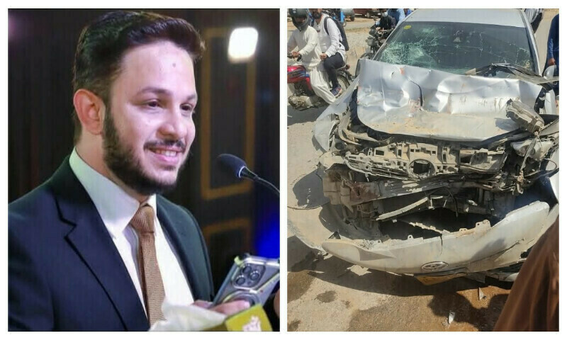 Karachi: Young man killed in car-dumper collision near Safora Chowrangi