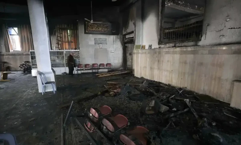 Israeli forces attack multiple mosques after Friday prayers, set historic Al-Nasr Mosque on fire