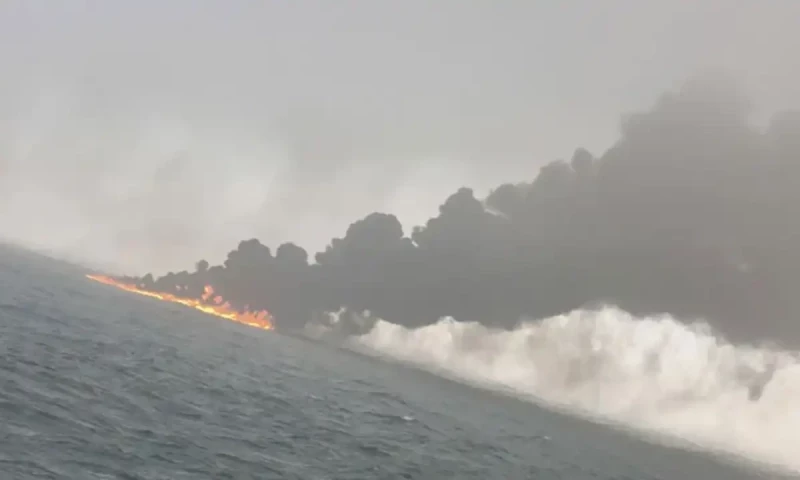 Search called off for missing crew member after North Sea collision