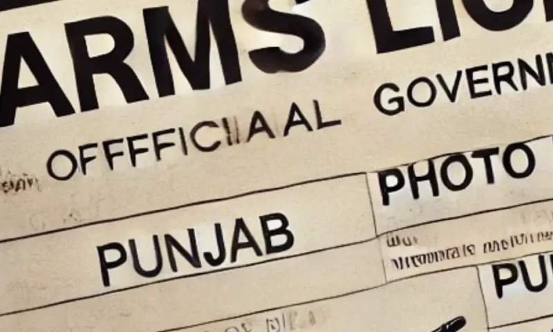 Punjab Home Department announces changes to arms licences verification