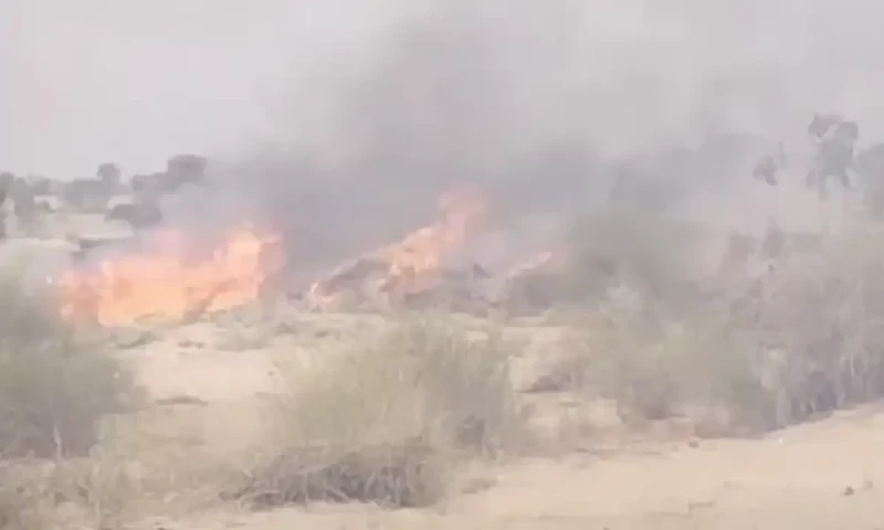 Police set fire to homes after attack on MPA Jam Mahtab Dahar