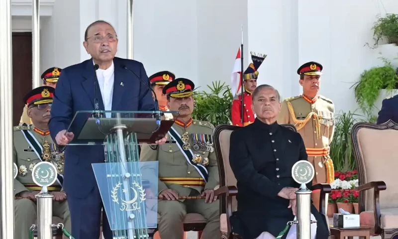 President Zardari vows to combat fifth-generation warfare on Pakistan Day