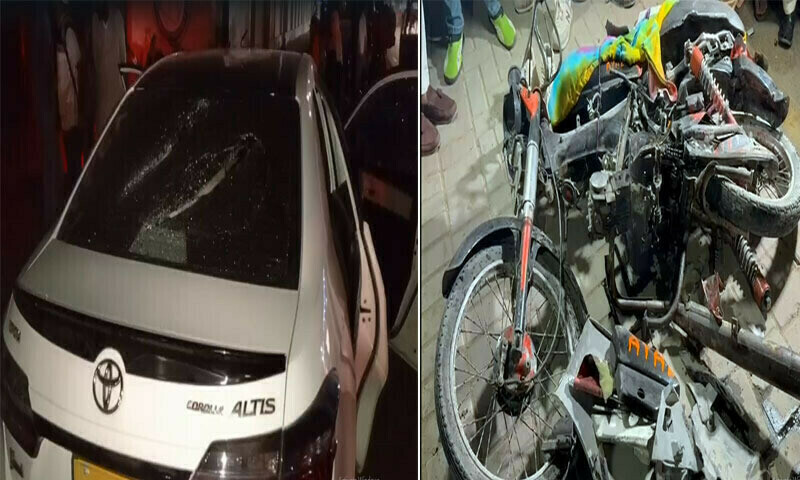 Karachi: Husband and wife killed in motorcycle crash, driver fled the scene