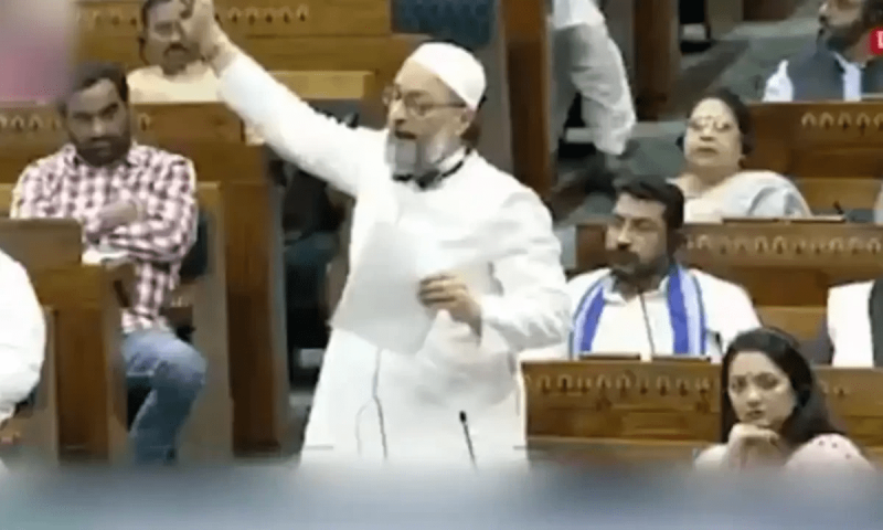 Owaisi slams Indian government; tears copy of controversial Waqf Bill in parliament