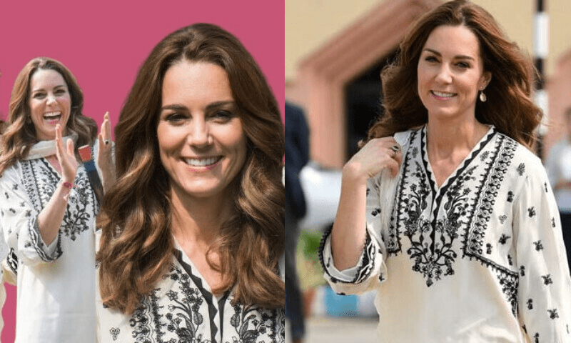 Princess Kate Middleton wears Pakistani designer outfit on Eid