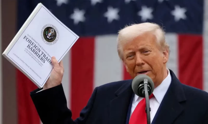 Trump compares tariffs to &lsquo;medicine&rsquo; as Asian markets convulse