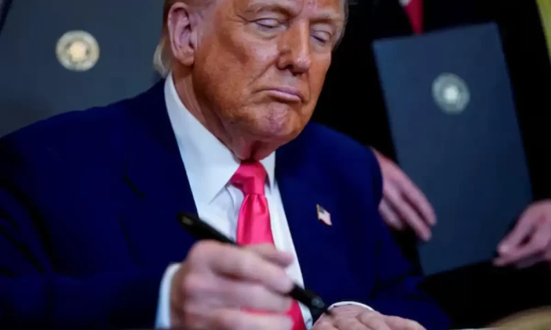 Trump slaps 104% tariffs on Chinese goods as global trade war escalates