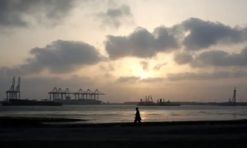 Sea breezes bring pleasant weather to Karachi residents