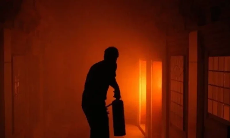Wildfire devastates scrub forest near Tarbela dam