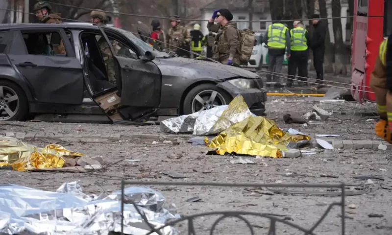 Russian missile strike kills 34 in Ukraine, Kyiv says