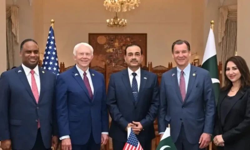 US congressmen meets COAS, signs MoUs on IT training