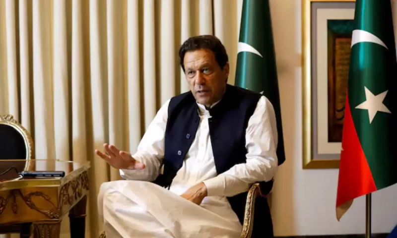Imran Khan&rsquo;s family members stopped outside Adiala Jail