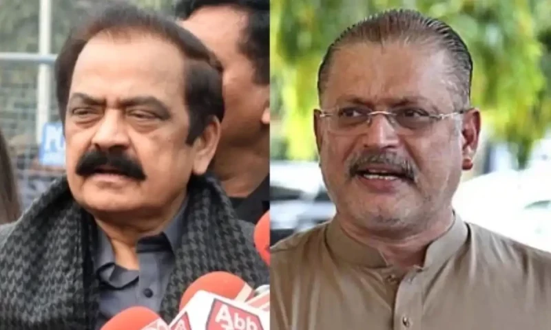 Rana Sanaullah, Sharjeel Memon agree to resolve canals dispute through dialogue