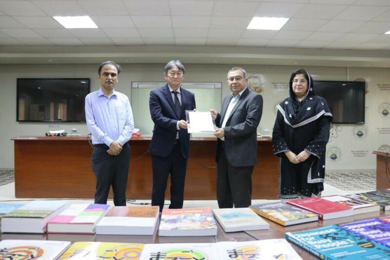 Japan handovers 65 Books to NED University Under &ldquo;Read Japan Project&rdquo;