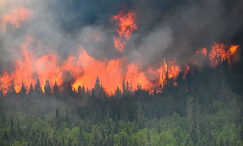 Canada wildfire season begins with blazes in northeast British Columbia