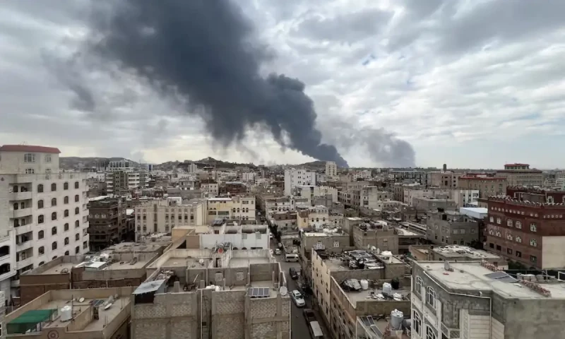 Israel says it struck Yemen&rsquo;s main airport in Sanaa