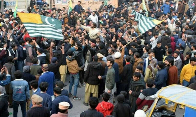 Protests erupt in AJK against Indian aggression