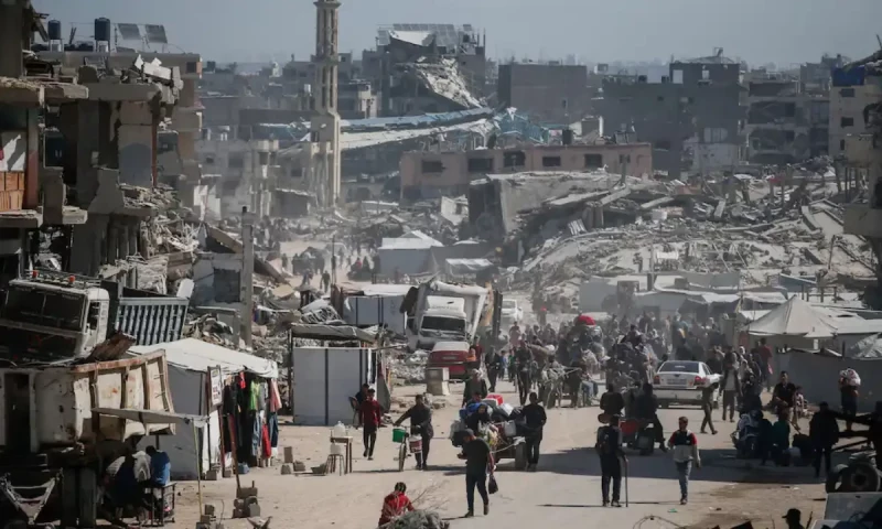 US would make Gaza a &lsquo;freedom zone&rsquo;, Trump says in Qatar