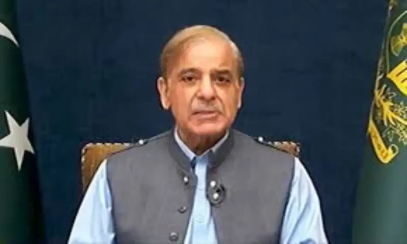 PM Shehbaz Sharif arrives in Karachi for one-day visit
