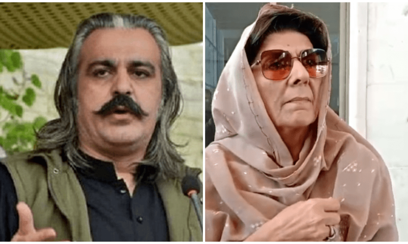 Aleema Khan, Ali Amin Gandapur reconcile at PTI meeting
