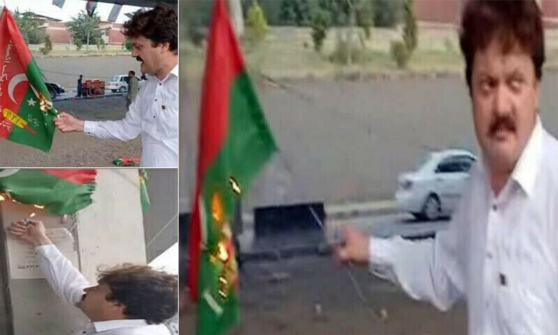 Peshawar police register FIR against PPP following arson attack on PTI camp