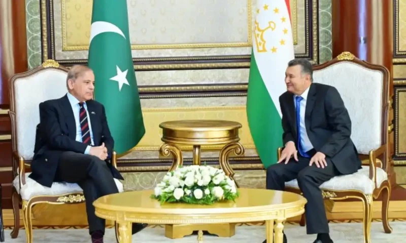 PM Shehbaz in Dushanbe to meet leadership, attend Summit on Glaciers&rsquo; Preservation