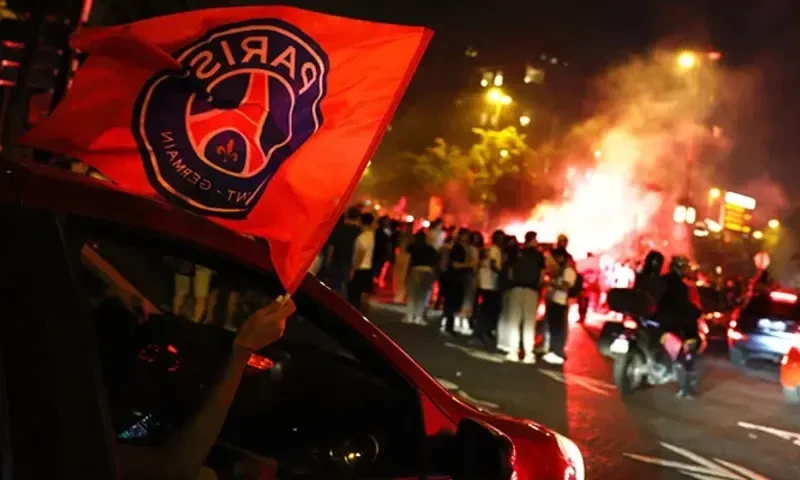 Hundreds arrested in Paris as PSG fans celebrate historic Champions League win