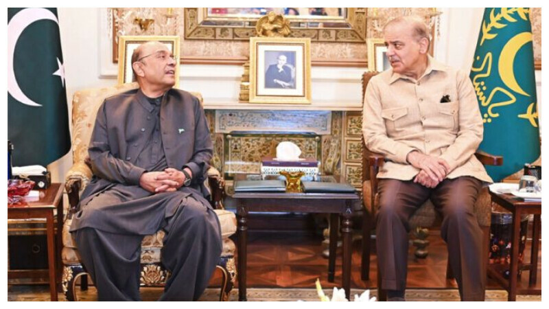 PM Shehbaz meets President Zardari at Governor&rsquo;s House