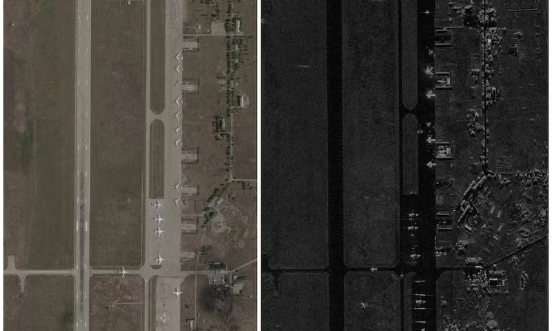 Satellite imagery shows Ukraine attack destroyed, damaged Russian bombers
