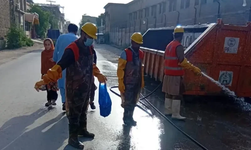 WSSP concludes special Eid-ul-Adha cleanliness operation in Peshawar