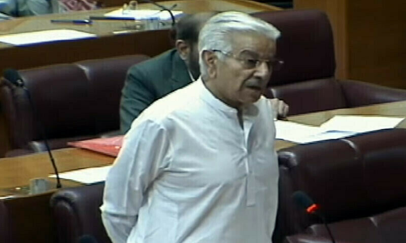 Defence minister calls for Muslim unity in passionate address to NA