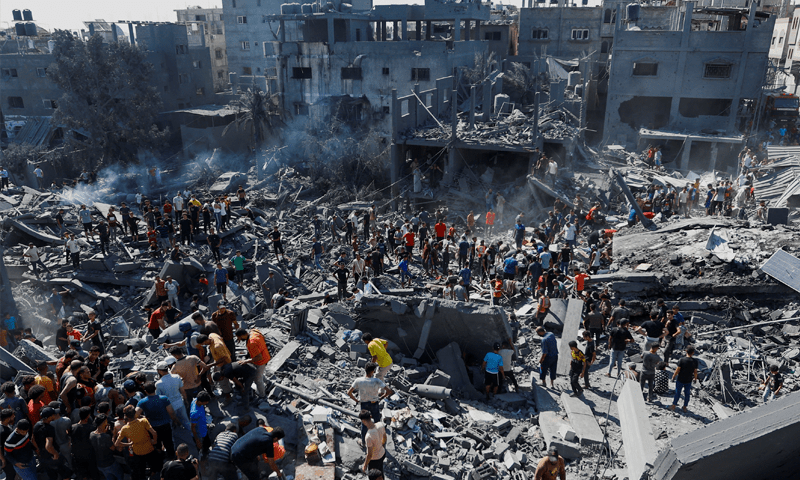 Israeli fire kills 25 people in Gaza, medics say