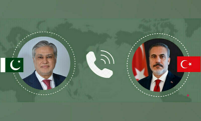 Turkish FM, Ishaq Dar condemn Israeli strikes on Iran