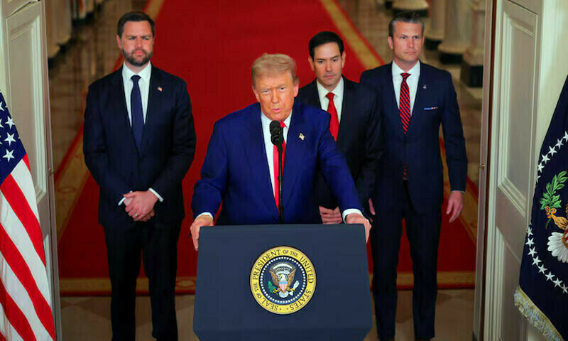 Trump warns of greater force if Iran retaliates