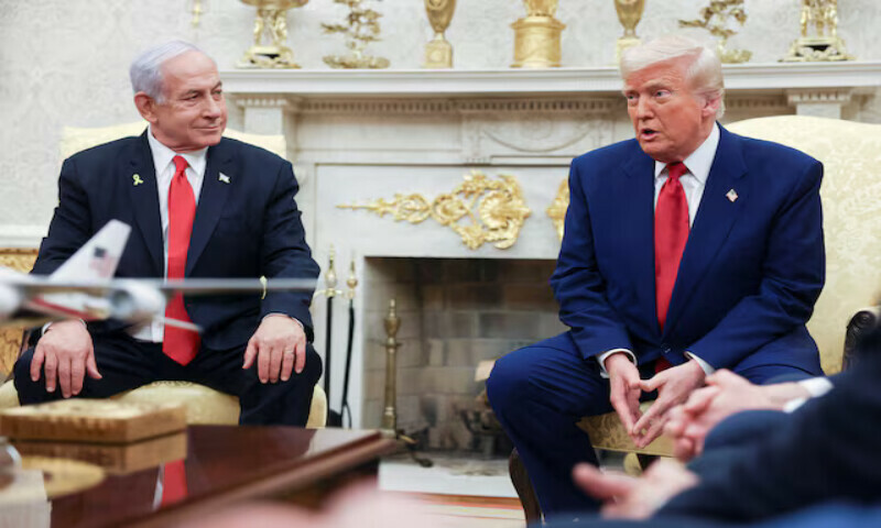 Trump calls for Netanyahu&rsquo;s trial to be cancelled